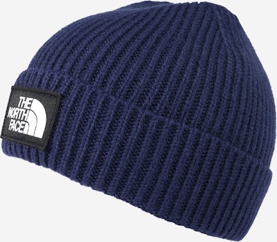 THE NORTH FACE Casquette de sport 'Logo Box Cuffed' en bleu marine, Vue avec produit