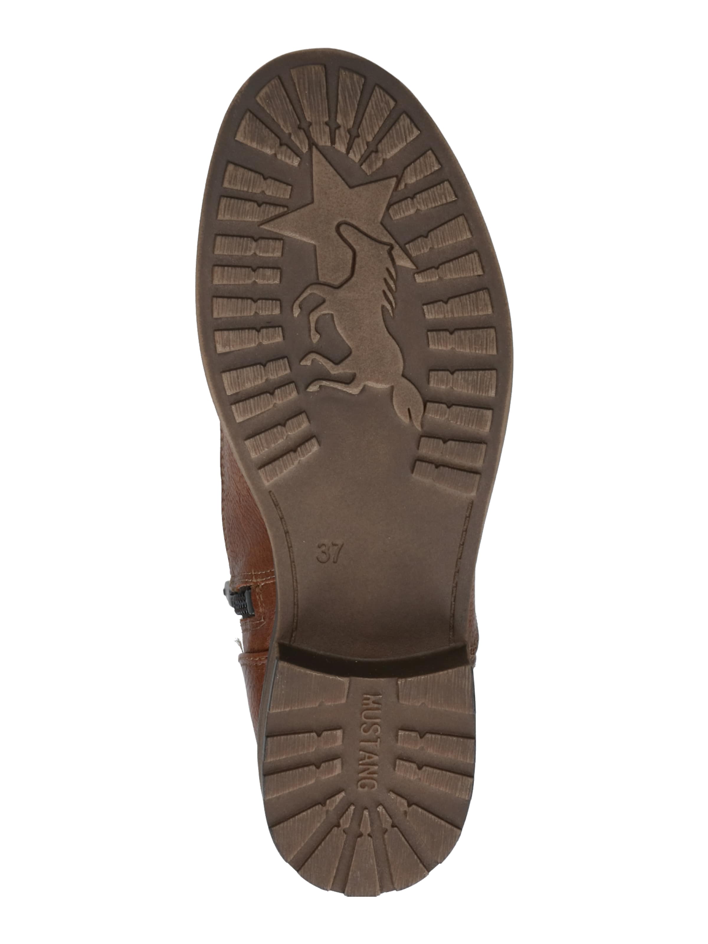 MUSTANG Lace-Up Ankle Boots in Brown