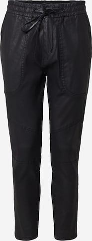 DRYKORN Tapered Pants 'KAB' in Black: front