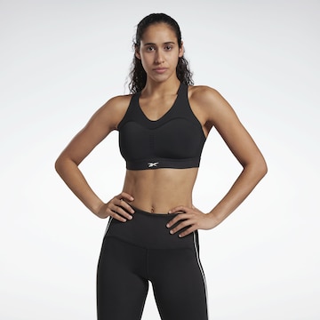 Reebok Korzetová Sportovní podprsenka – černá