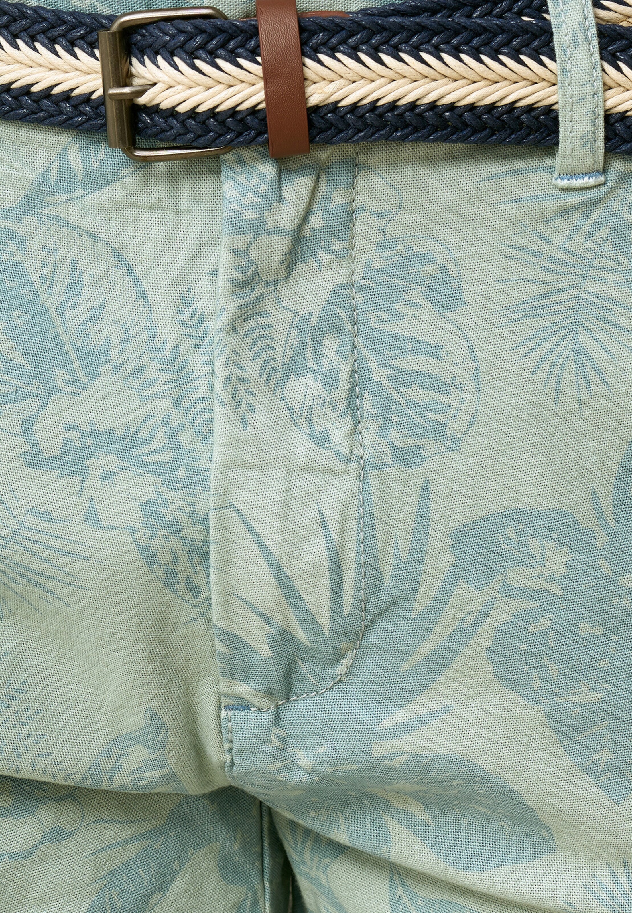 INDICODE JEANS Regular Pants 'Curtain' in Green