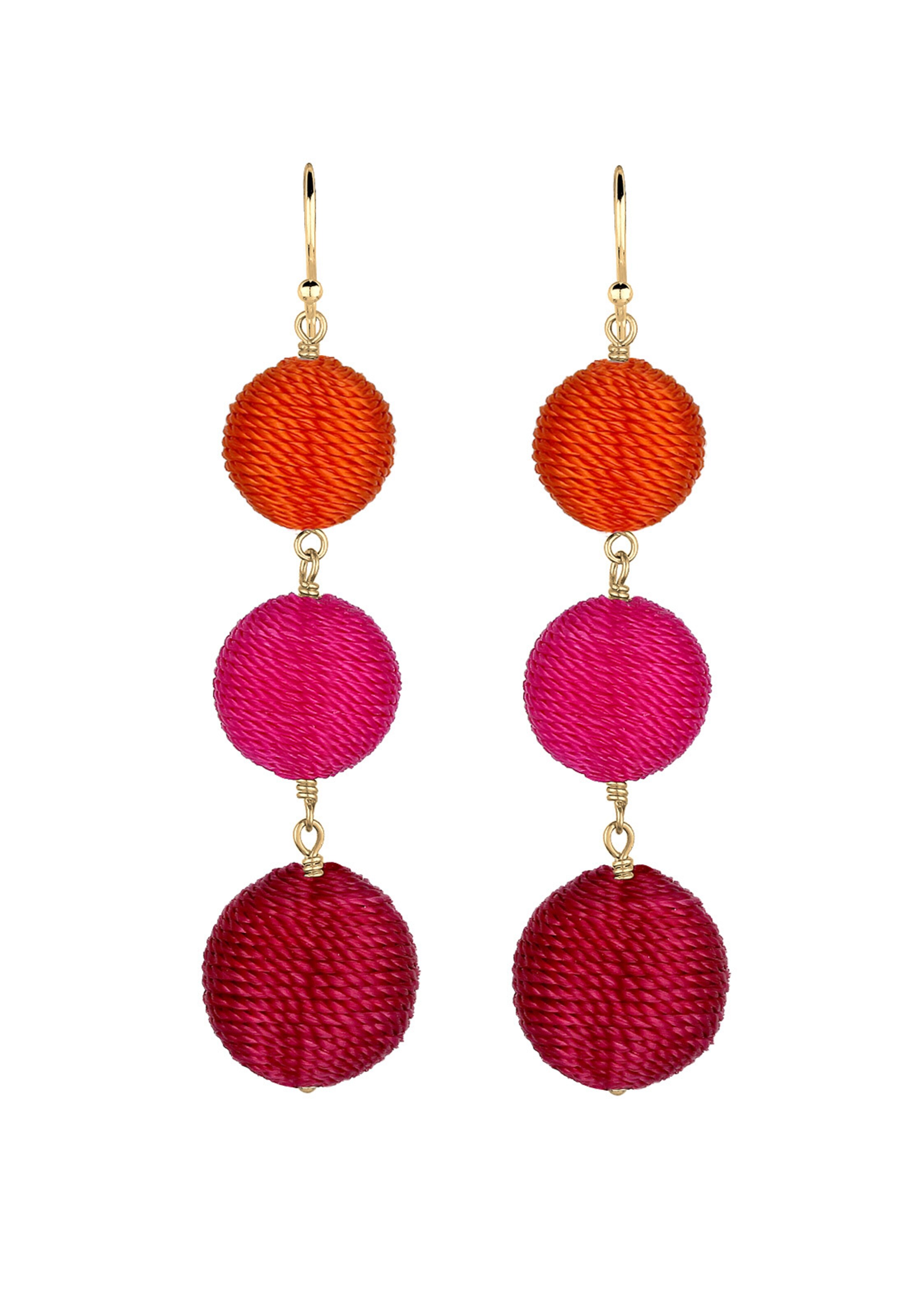 Boucles d'oreilles 'Kugel' ELLI en or
