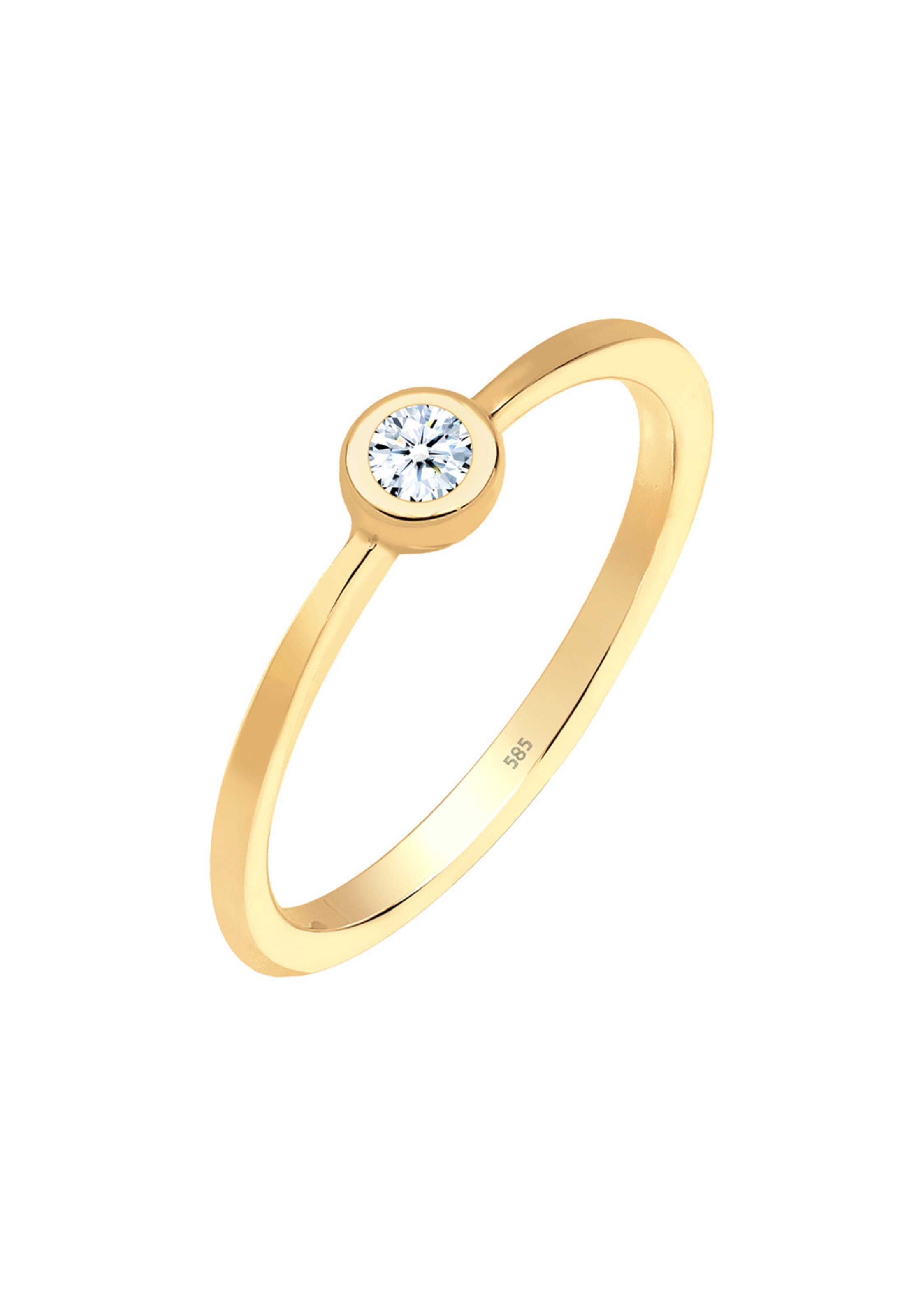 Elli DIAMONDS Ring in Gold: Vorderseite