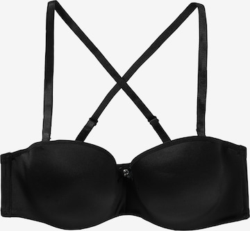 LASCANA Regular Push-Up BH in Schwarz