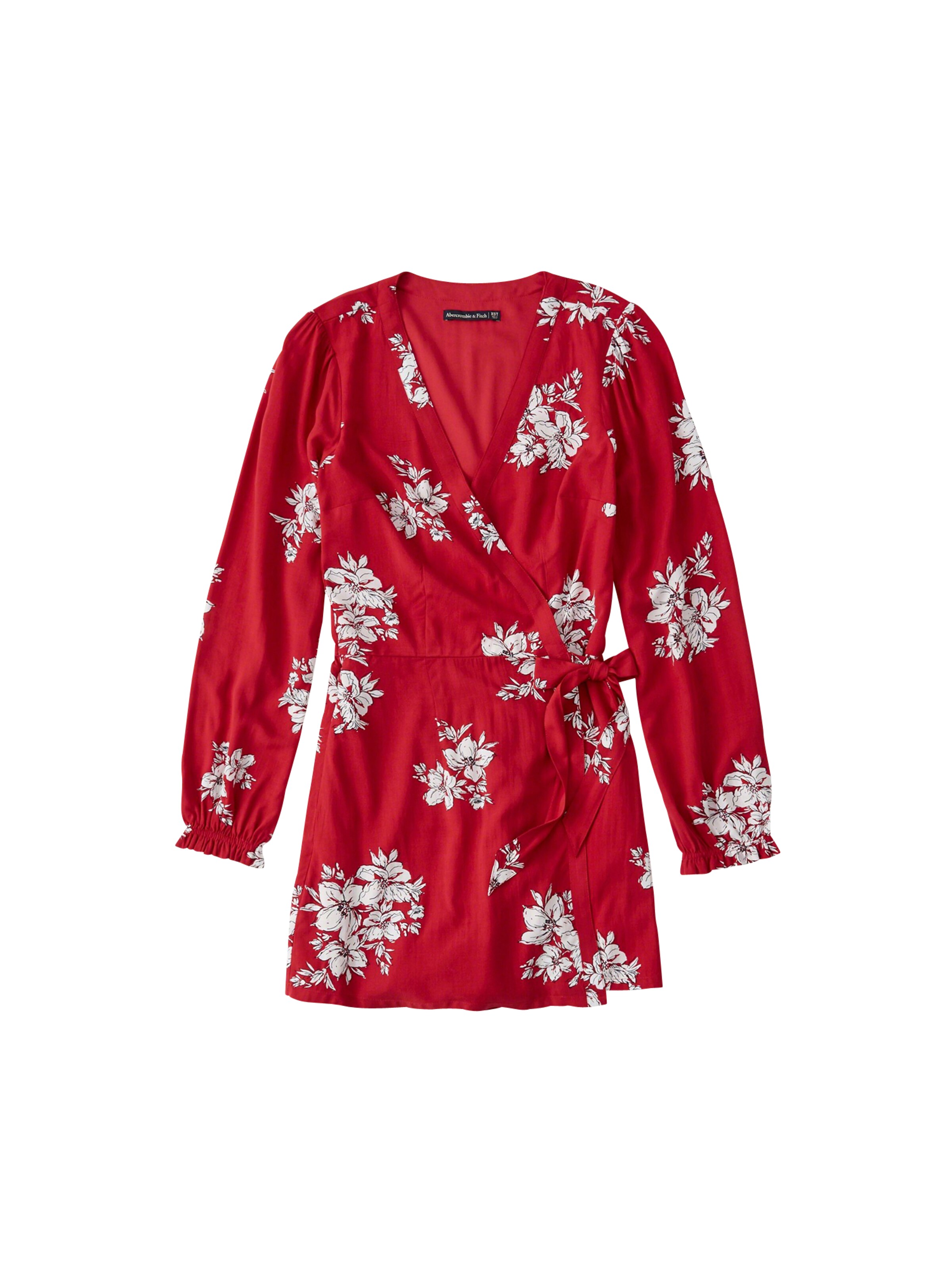 Abercrombie & Fitch - Jumpsuit 'SB19-LS SKORT ROMPER' in de kleur Rood