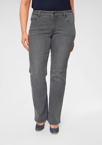 ARIZONA Boot cut Jeans 'Svenja' in Grey: front