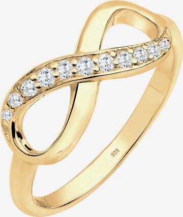 ELLI Ring 'Infinity' in Goud: voorkant