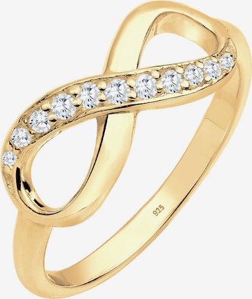 ELLI Ring 'Infinity' in Gold: front