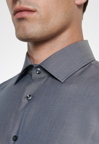 SEIDENSTICKER Slim fit Business Shirt in Grey