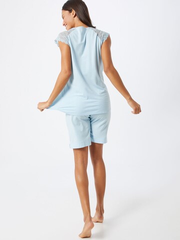 SCHIESSER Regular Korte pyjama in Blauw