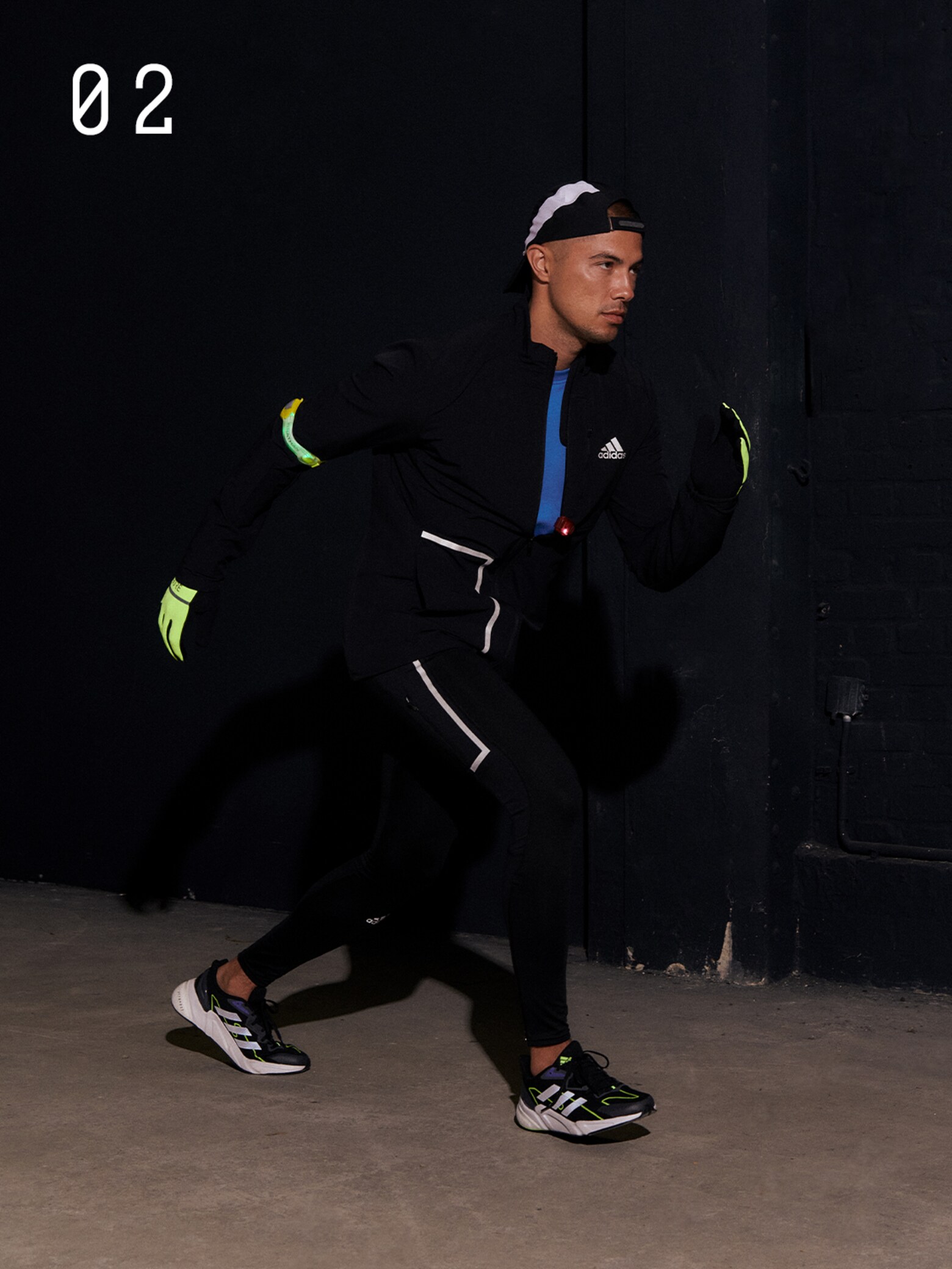 Christian A. - Dark & Neon Running Look