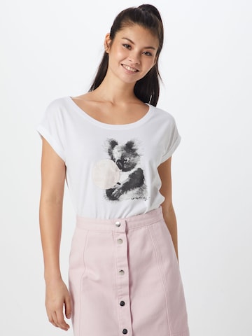 Iriedaily Shirt 'Koala Bubble' in Weiß: predná strana