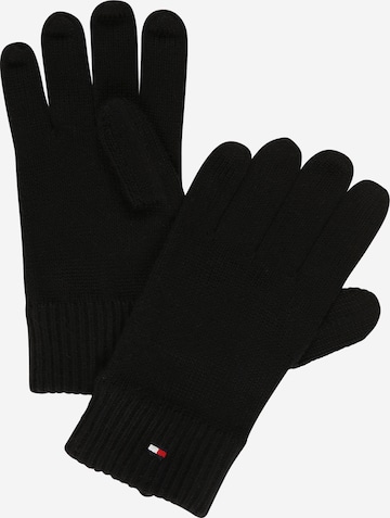 TOMMY HILFIGER Fingerhandschuhe in Schwarz: predná strana