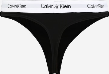 Calvin Klein Underwear Thong in Black: back