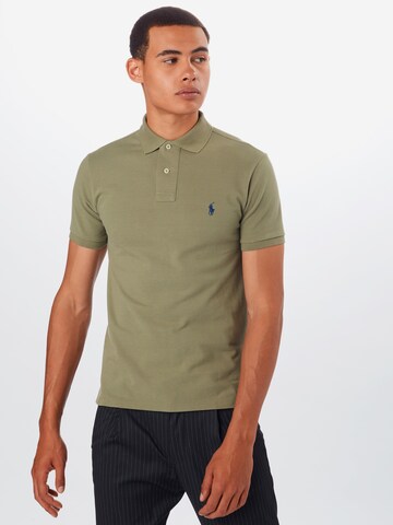 Polo Ralph Lauren Klasický střih Tričko – zelená: přední strana