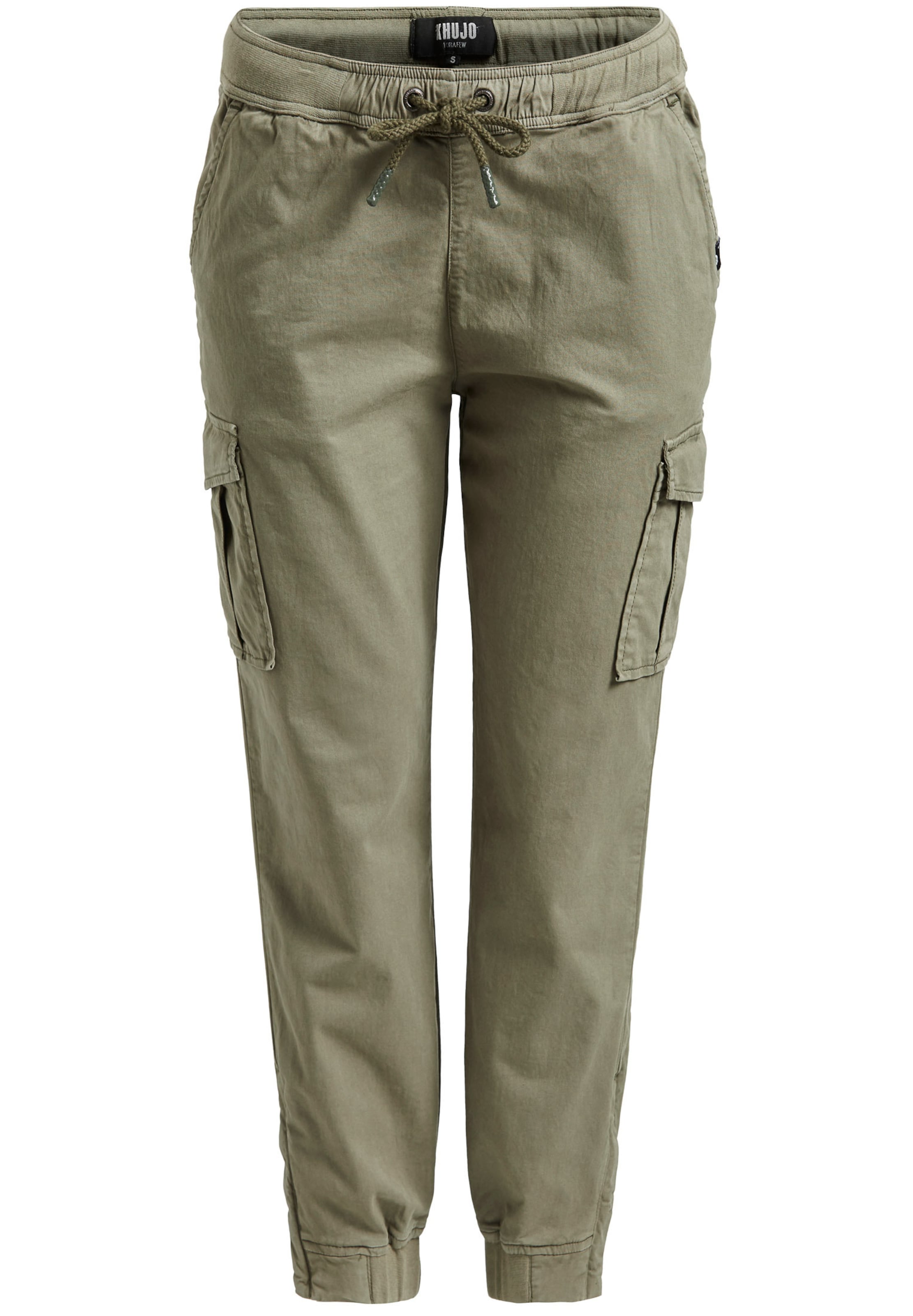khujo - Cargobroek 'Indila' in de kleur Kaki