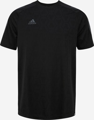 ADIDAS SPORTSWEAR Funkcionalna majica 'TAN JQD JSY' | črna barva: sprednja stran