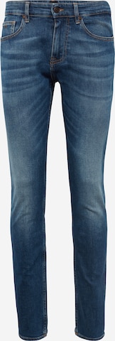 BOSS Orange Slimfit Jeans 'Delaware' in Blauw: voorkant