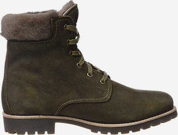 PANAMA JACK Lace-Up Ankle Boots 'Igloo' in Green