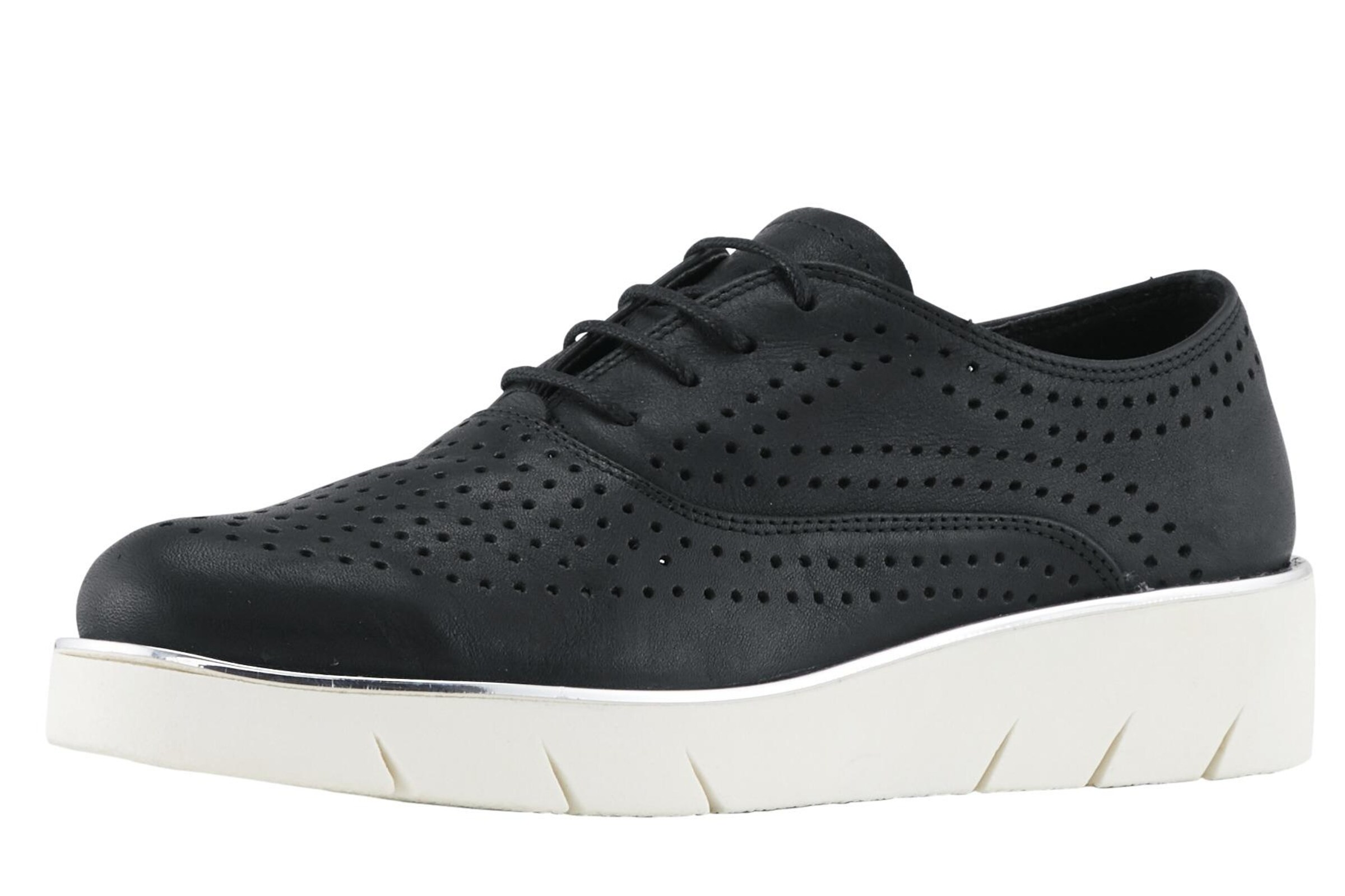 heine - Schnürschuh in schwarz