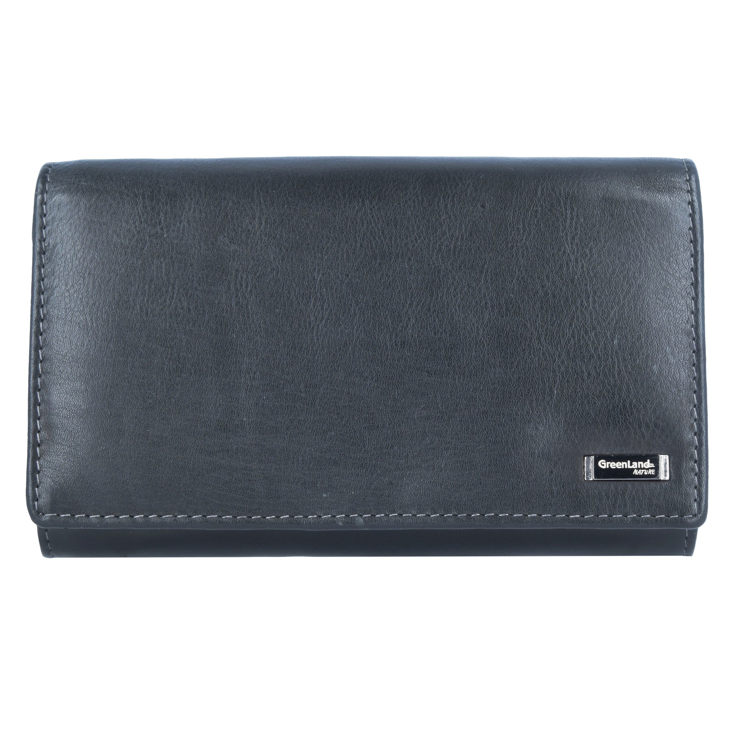 Porte-monnaies 'Rfid' Greenland Nature en noir : devant