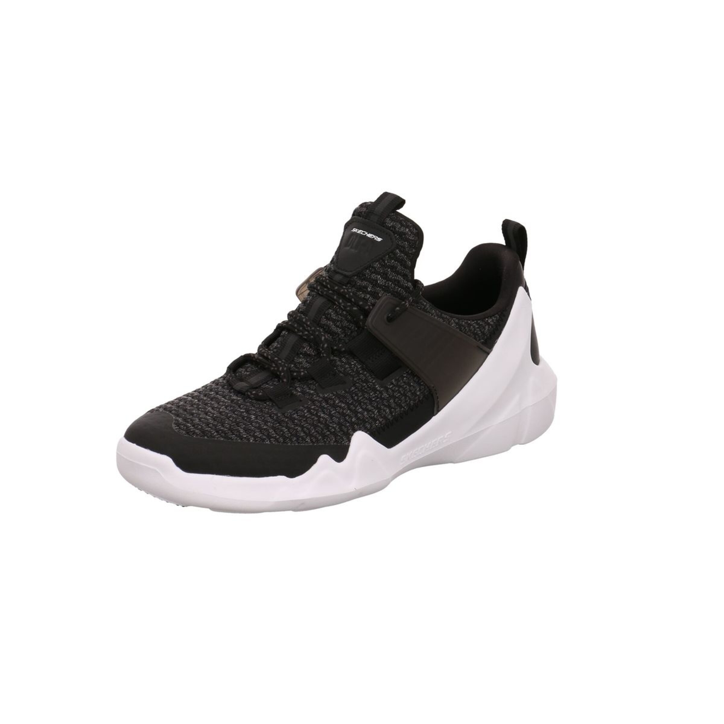 SKECHERS - Sneakers laag in de kleur Zwart gemêleerd