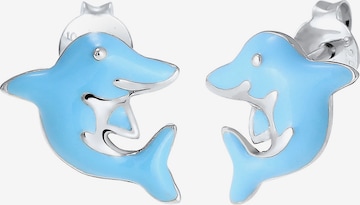 Boucles d'oreilles 'Delfin' ELLI en bleu : devant