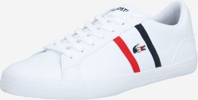 LACOSTE Sneakers laag 'Lerond' in de kleur Navy / Rood / Wit, Productweergave