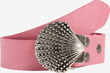RETTUNGSRING by showroom 019° Belt 'Muschel' in Pink: front