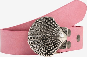 RETTUNGSRING by showroom 019° Gürtel 'Muschel' in Pink: predná strana