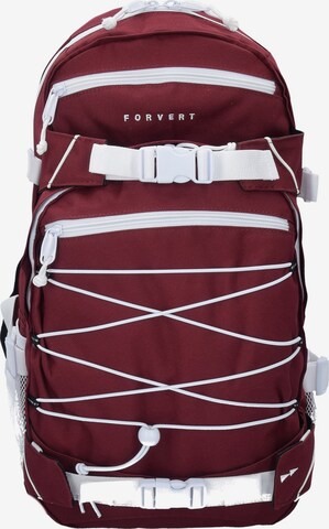 Forvert - Mochila 'Ice Louis' em vermelho: frente