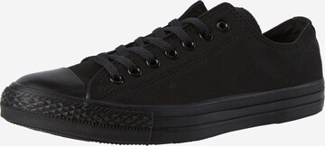 CONVERSE Σνίκερ χαμηλό 'CHUCK TAYLOR ALL STAR CLASSIC OX' σε μαύρο: μπροστά