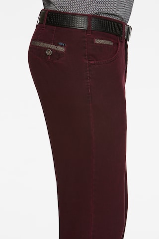 Meyer Hosen Regular Chino Pants 'Dublin' in Red