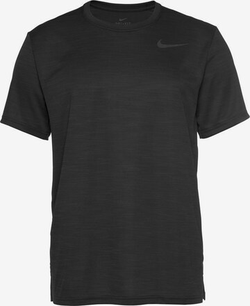 NIKE Performance shirt 'Superset' in Black: front