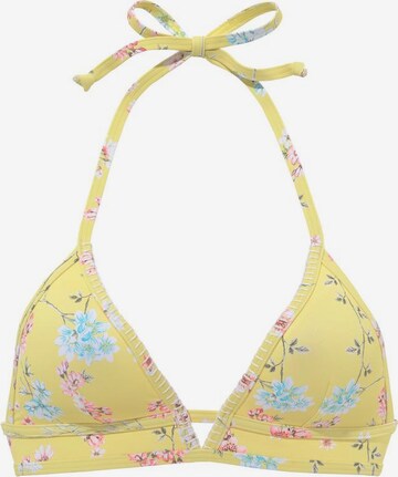 SUNSEEKER Bikini Top 'Ditsy' in Yellow: front