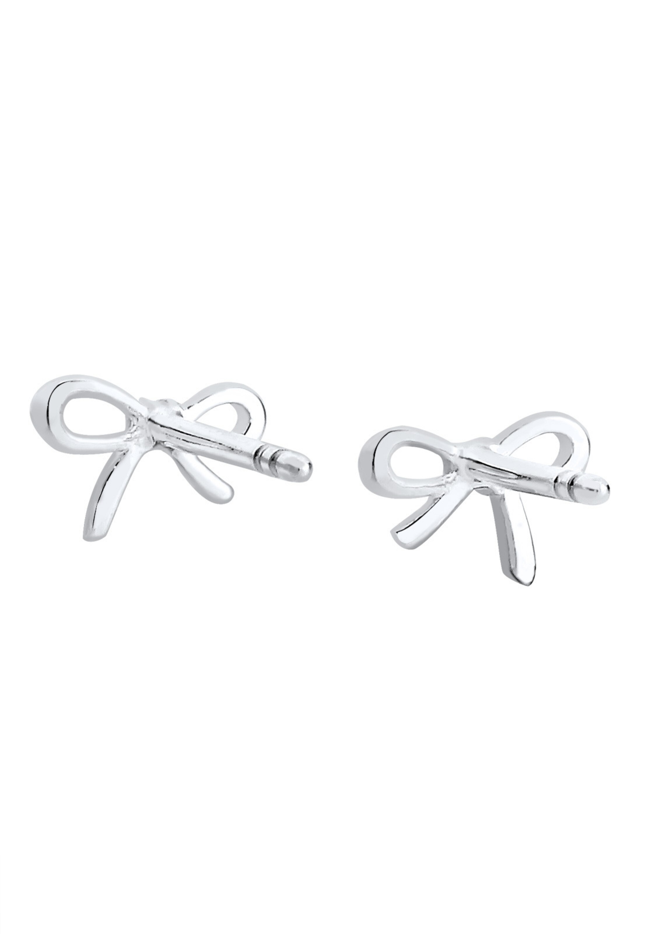 Boucles d'oreilles 'Schleife' Elli DIAMONDS en blanc