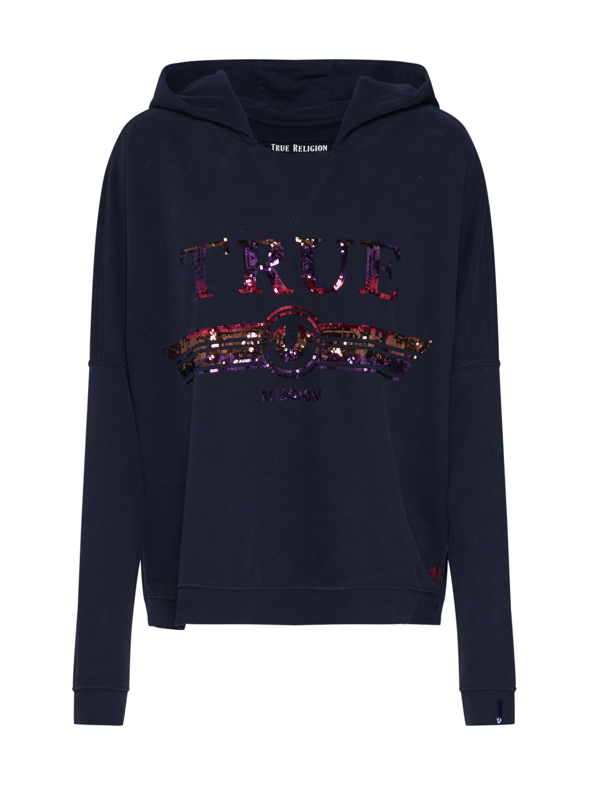True Religion - Sweatshirt 'HOODY TRUCCI' in de kleur Zwart
