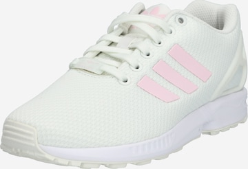 ADIDAS ORIGINALS Madalad ketsid 'ZX Flux', värv valge: eest vaates