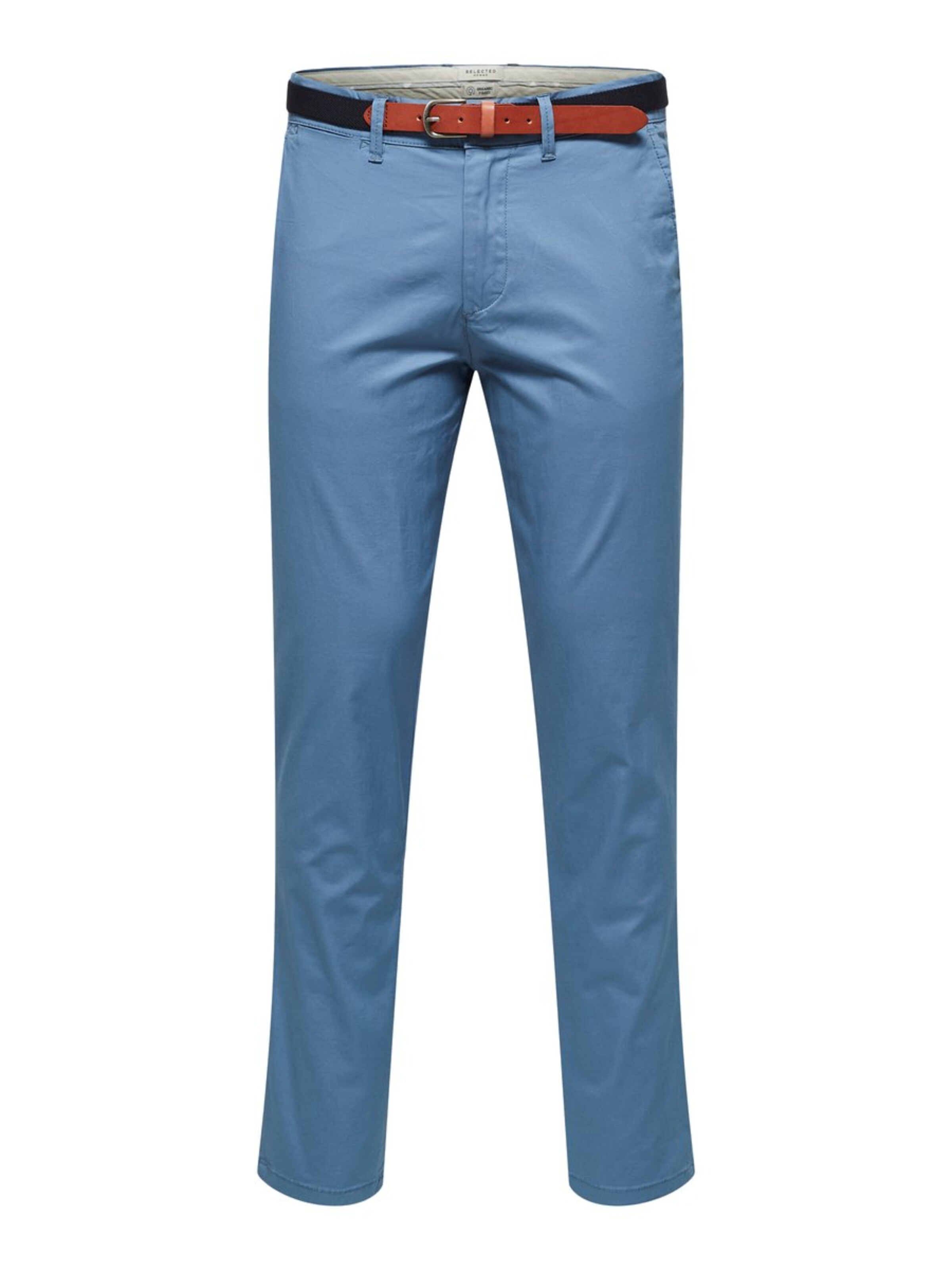 SELECTED HOMME Chino 'YARD PANTS' in de kleur Smoky blue