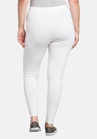 SHEEGO Skinny Leggings in Weiß