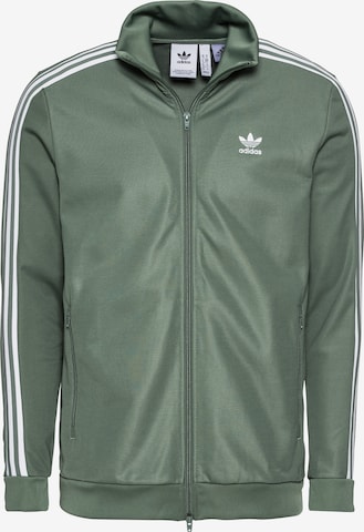 Veste de survêtement ADIDAS ORIGINALS en vert : devant