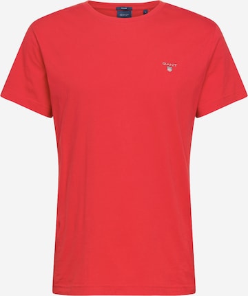 T-Shirt GANT en rouge : devant