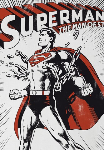 LOGOSHIRT Shirt 'SUPERMAN KRYPTONITE' in White