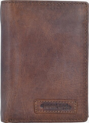 Greenland Nature Wallet 'Rfid' in Brown: front