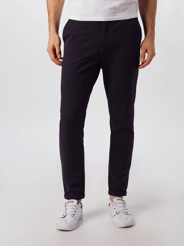 Coupe slim Pantalon 'Como' Les Deux en gris : devant