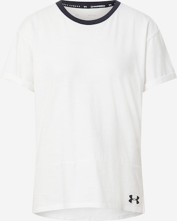 UNDER ARMOUR Functioneel shirt in Wit: voorkant