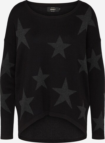 Pull-over ONLY en noir : devant