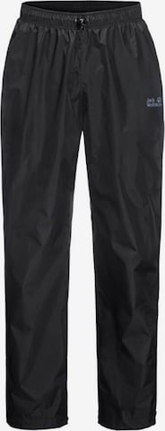 JACK WOLFSKIN Regular Outdoorhose 'Rainy Day' in Schwarz: predná strana