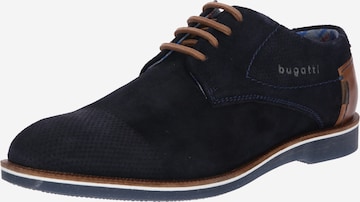 bugatti Lace-Up Shoes 'Melchiore' in Blue: front