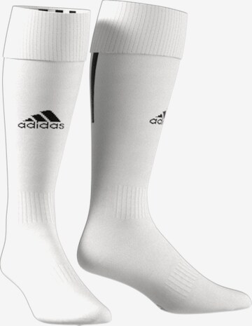 ADIDAS SPORTSWEAR Soccer Socks 'Santos 18' in White